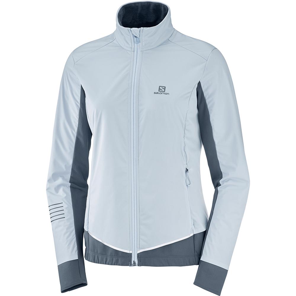 Salomon Jakker Dame Blå - LIGHTNING LIGHTSHELL JKT W (DVQIN-3124)